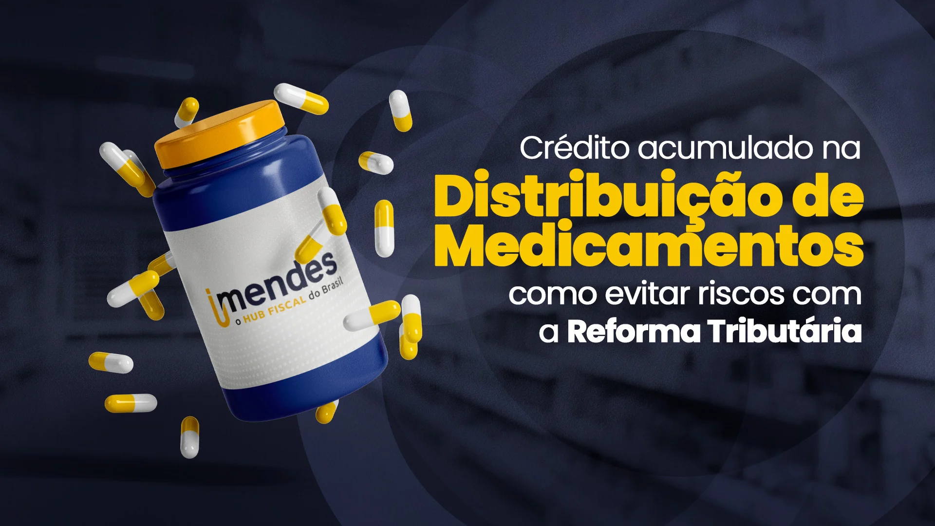 Entenda o impacto do crédito acumulado na distribuição de medicamentos e saiba como planejar para proteger o fluxo de caixa com a Reforma Tributária.