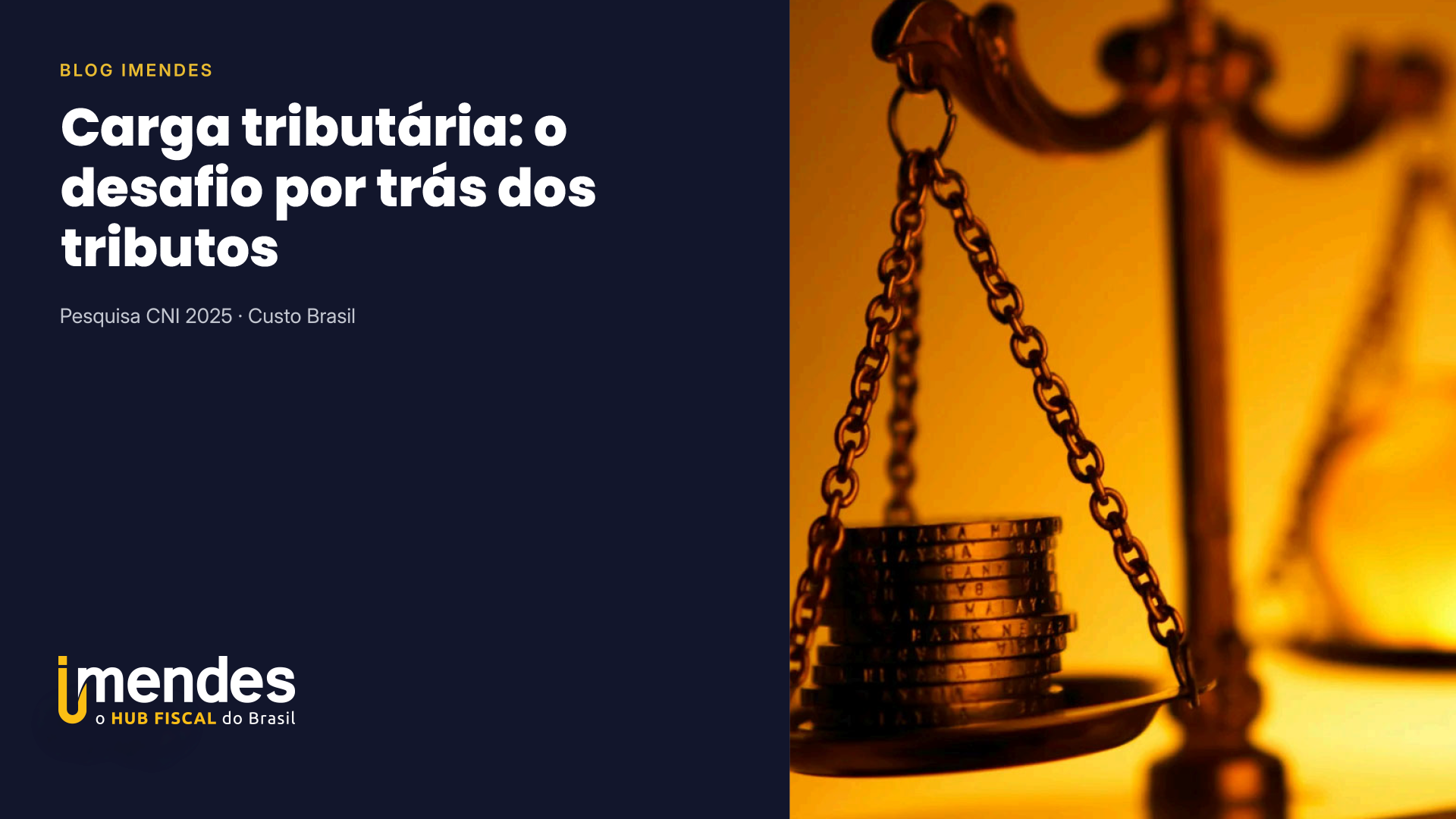 Carga Tributária é desafio para as empresas - Custo Brasil 2025